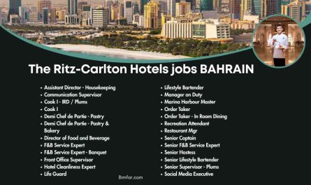 The Ritz-Carlton Hotels jobs BAHRAIN
